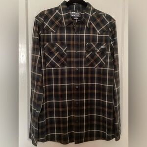 Men’s Salty Crew Herdsman Flannel M